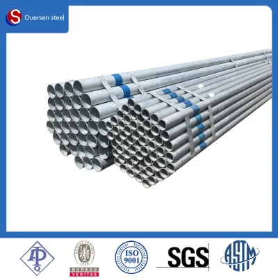 China Fabricante Ss400/St37-2/A36/235jrg1/Q235/Q345 tubería de acero cuadrado galvanizado en caliente Tubo