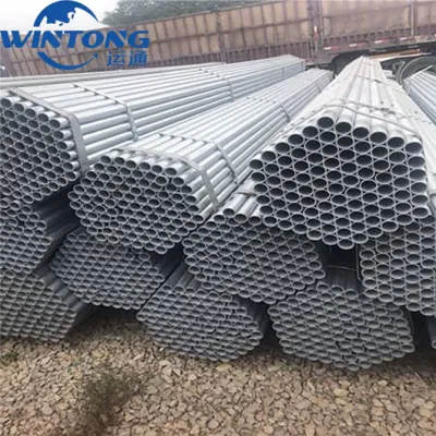 Tubo de acero galvanizado para la construcción de invernaderos Q195, Q235, Q345