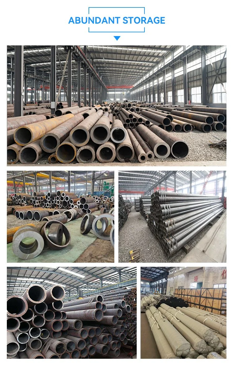 Q345 Hot Rolled Carbon Seamless Steel Pipe Factory Direct Sales 10# 20# 35# 45# 16mn 27simn 40cr