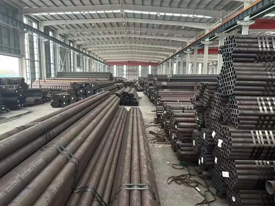 En10297 E235 E355 1.0308 Mechanical Engineering Seamless Circular Round Alloy Carbon Steel Tube