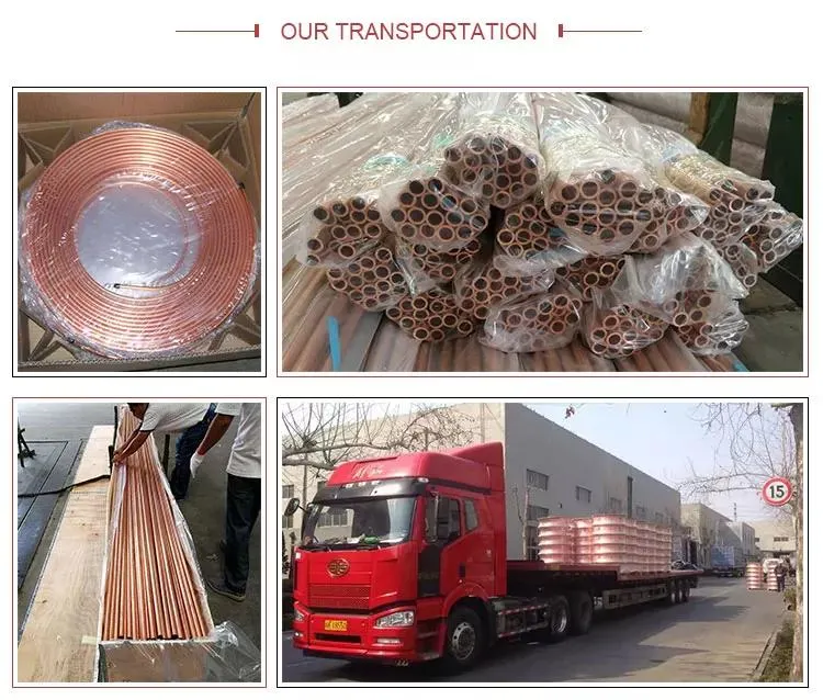 ASTM B280 99.9% Copper Tube/Copper Pipe Straight Pipe/Coil Pipe for Air Conditioner