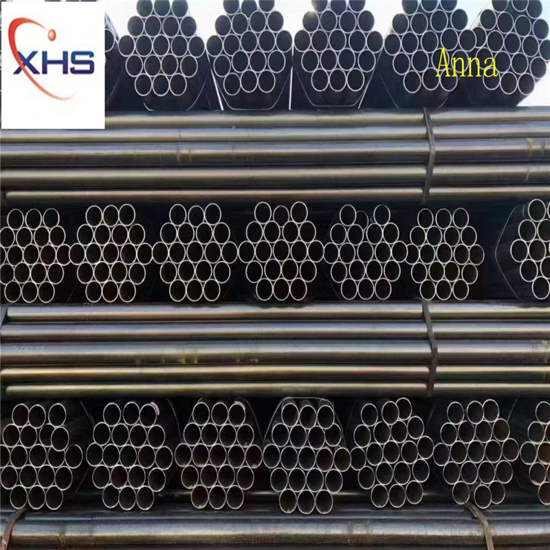 Welded Black Round Steel Pipe Carbon Steel for Gas and Oil Pipeline API Standard on Sale