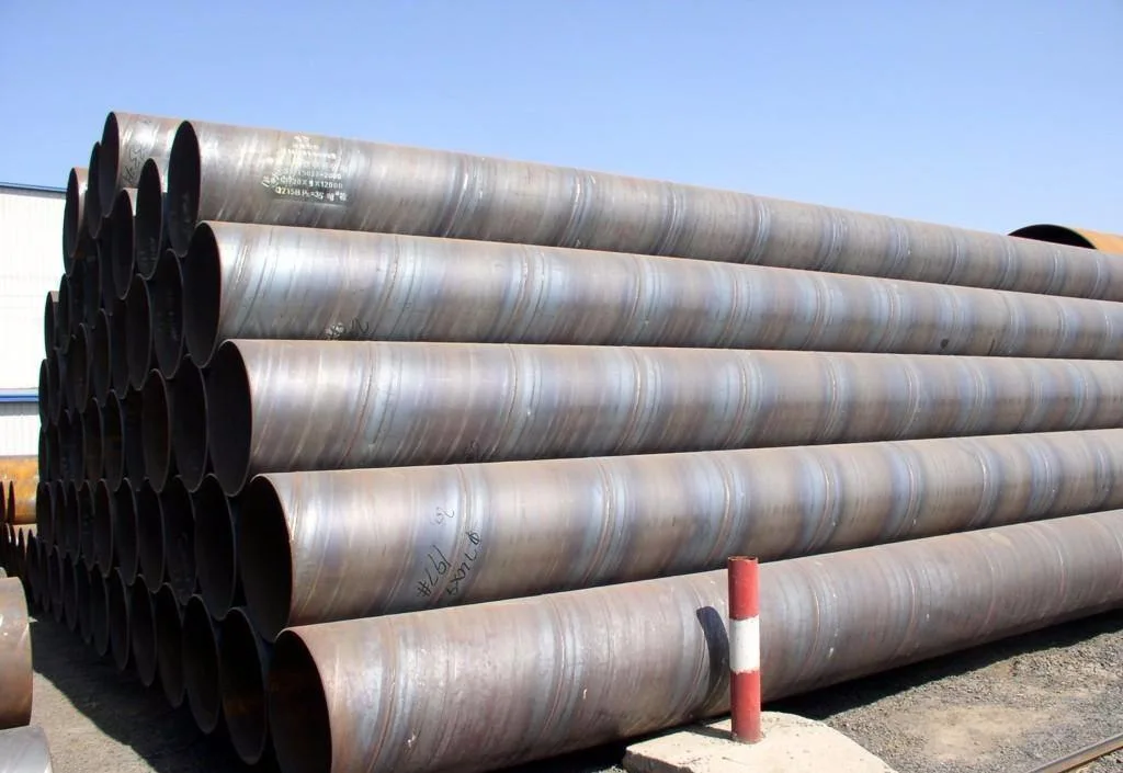 Low Alloy Carbon Steel Pipe Large Diameters ERW Spiral Welded Tube