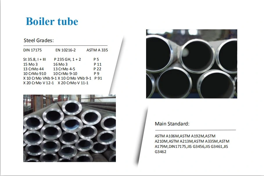 ASTM A312, ASTM A269, ASTM213 Duplex Seamless Welded Stainless Steel Pipe