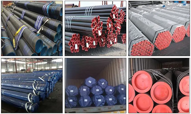 ASTM A106 / API 5L Sch 40 Black Painted Steel Seamless Pipe