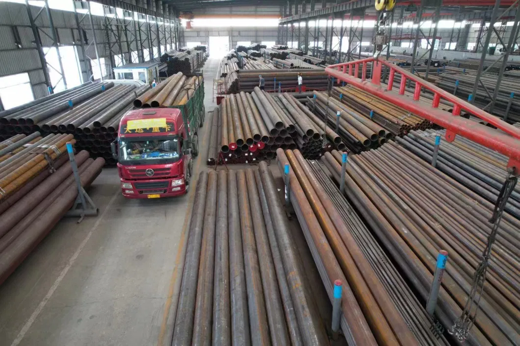 ASTM A516 Gr. 60 Hot Rolled Low Alloy Fluid Pipe SA106 Gr. B A283 Gr. C Pipeline Transport ASME SA-179 Sch80 Mild A573 Gr. 70 Round Black Coating Steel Pipes