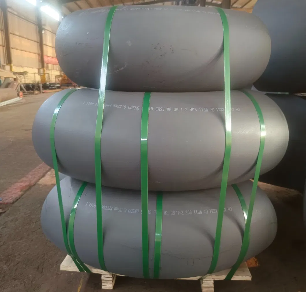 Alloy Steel Pipe Fittings Elbow 90 DN250 A335 P11 P22 Wb36 P91 P92 Schedule40 Pipe Bend for Pipeline High Quality