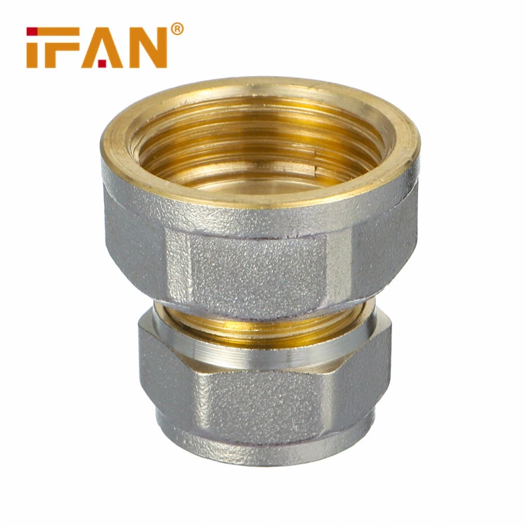 16-32mm Double Color Customized Brass Pex Fitting for Heated Floor Pex Composite Pipe