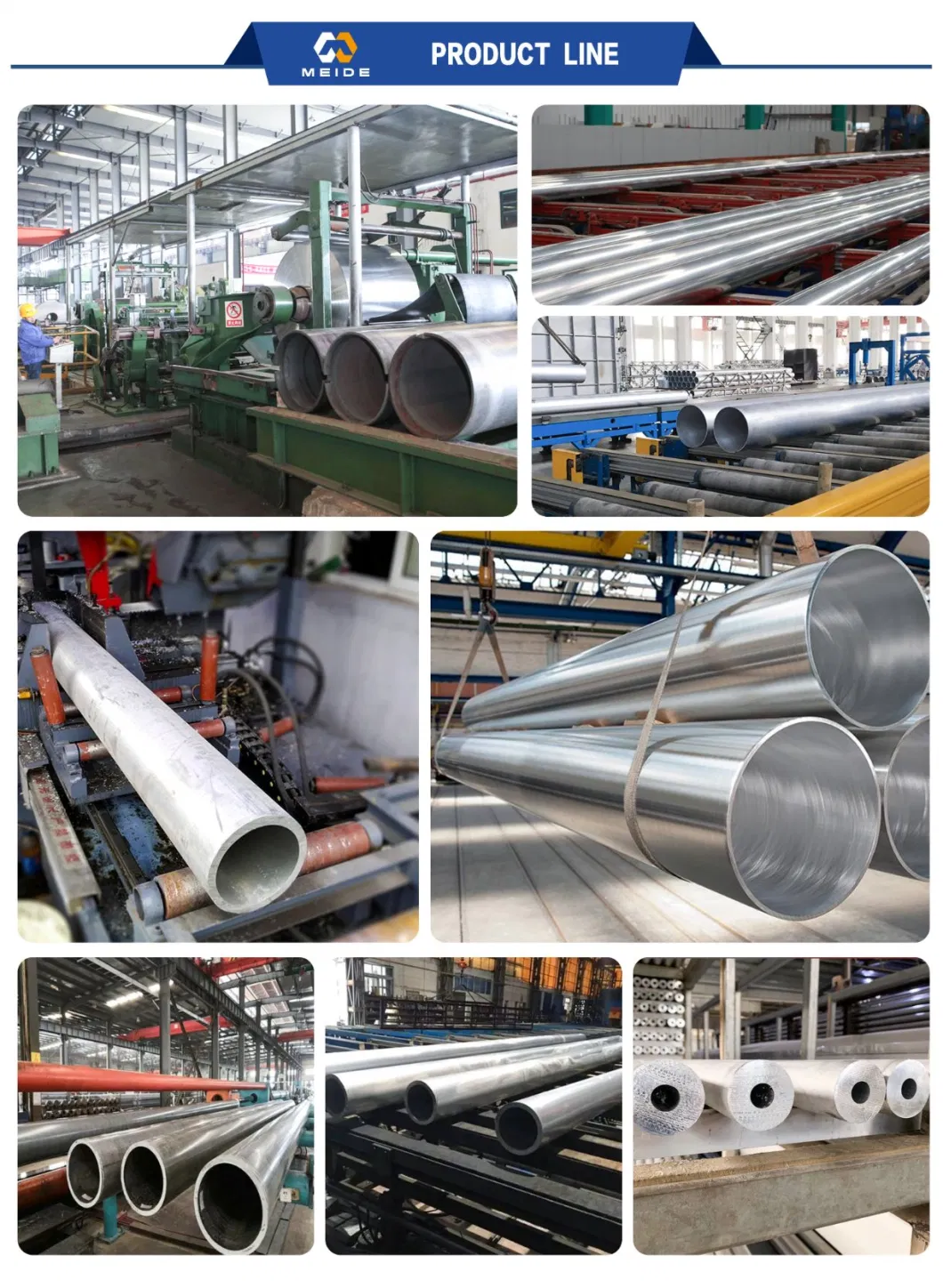 Manufacturers Supply High Quality Aluminum Alloy Tube 5154 5754 5083 5056 6060 6061 6063 6082 7050 7075 Agricultural/Electromechanical/Household Aluminum Pipe