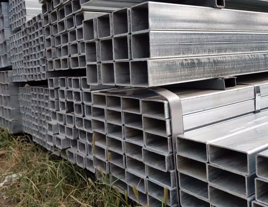 Dx51d-Dx53D Hot Dipped Galvanized Square Tube/ Rectangular Tube for Steel Structure Engineering