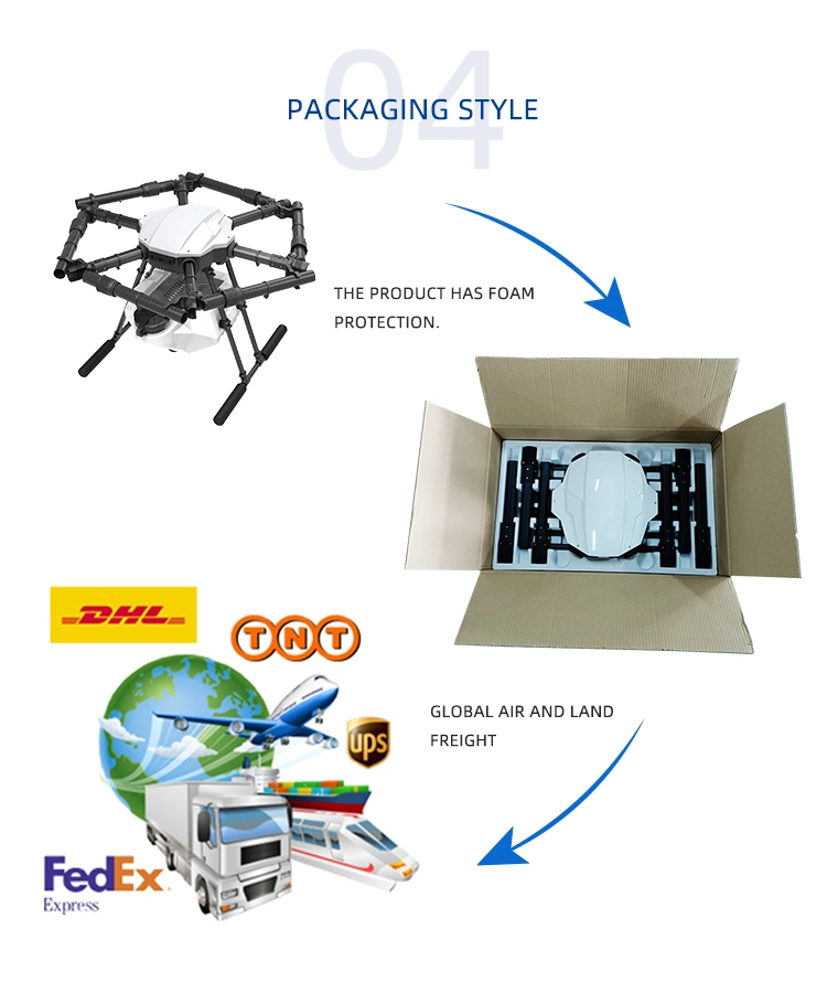 Eft Frame Six - Axis E616p Agriculture Sprayer Drone/ 16L Drone Agriculture Sprayer Fumigadoras-Agricol