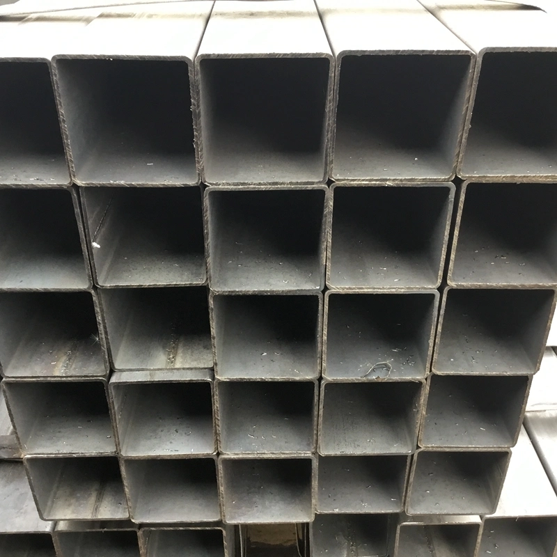 Mild Rectangular Steel Tube Standard Sizes En10219 China Dealer Carbon Square Steel Pipe Mild Steel Oiled Rectangular Pipes