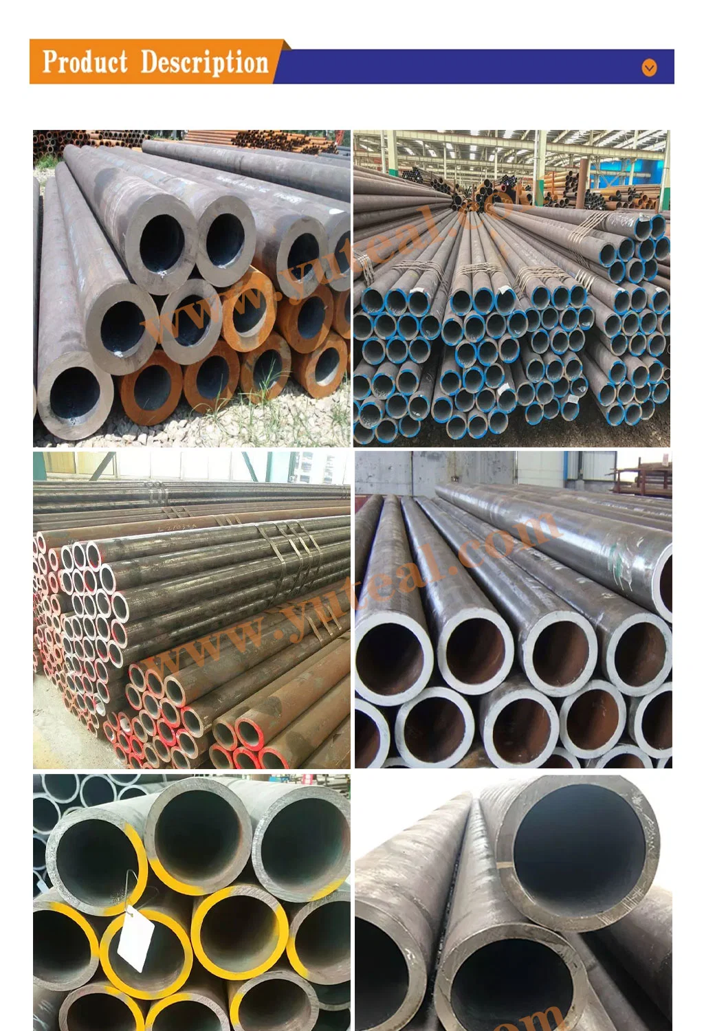 1.0130 1.0132 1.0405 Carbon Steel Pipe/Seamless Carbon Steel Pipe Seamless Mild Steel Tube Hot Rolled