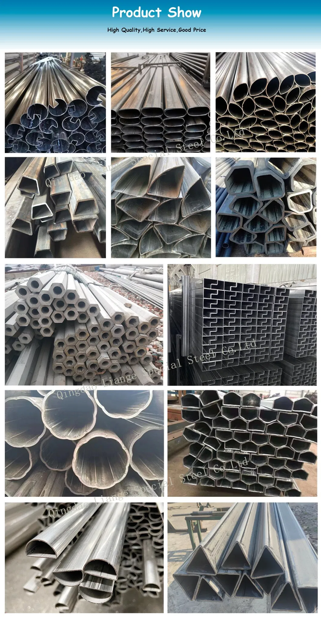 20cr 40cr 20crmo 40crmo 42CrMo 35CrMo 20crmnti Hex Oval P D Triangle Special Shape Steel Tube