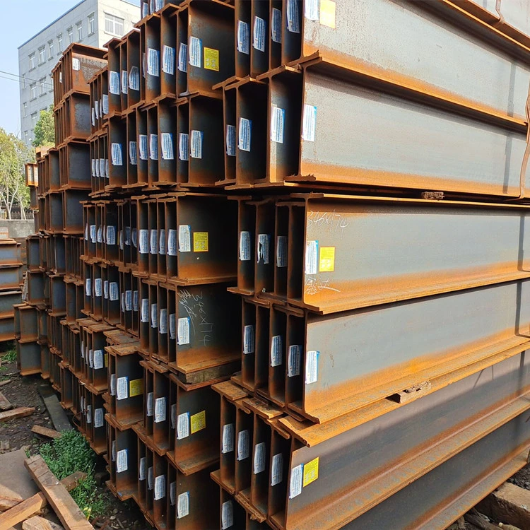 H-Shaped Steel I-Beams for Support of Low Alloy Structural Steel Factory Building Engineering