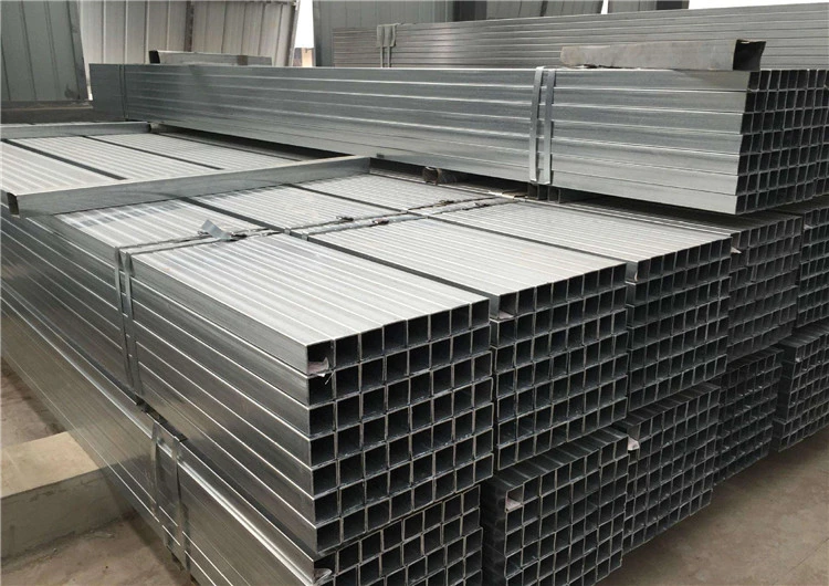 Dx51d-Dx53D Hot Dipped Galvanized Square Tube/ Rectangular Tube for Steel Structure Engineering