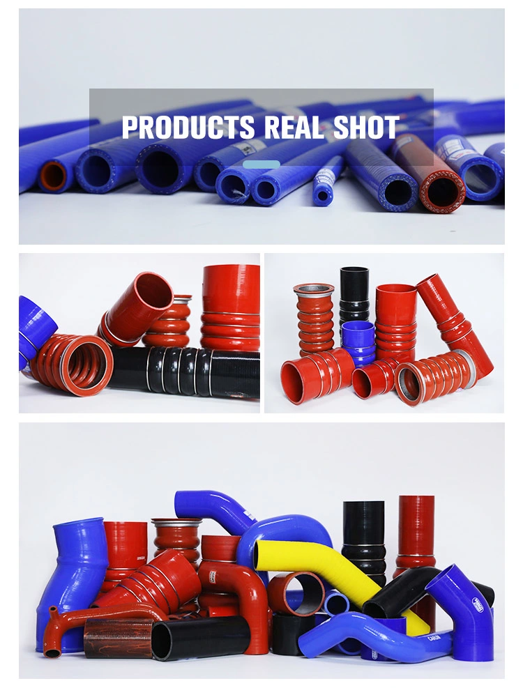 Auto Car Parts High Temperature Industrial Rubber Flexible Air Intake Coolant Water Air Silicon Hose Elbow Braided Radiator Intercooler Silicone Hose Pipe Tube