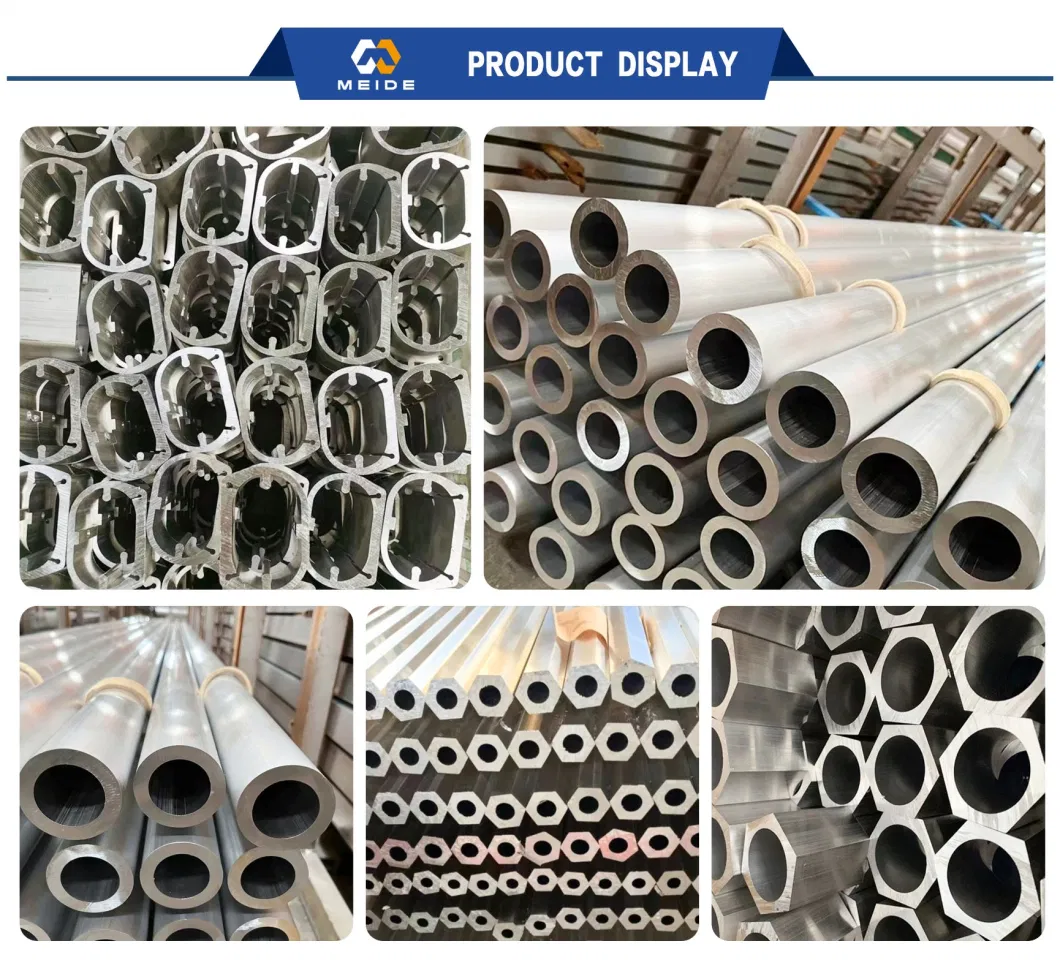 Hollow Hexagonal Alloy Aluminum Pipe 1235 1435 1145 1345 1350 1450 1370 1275 1185 1285 Special Type Seamless Aluminum Tube Mechanical Aluminum Tube