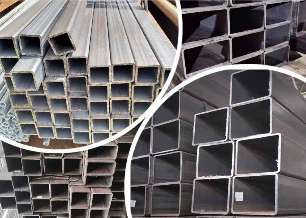 Wholesale Ms Carbon Steel Rhs Shs Ms Hollow Section Q235 Black Galvanized Mild Steel Welded Square Rectangular Pipe 42CrMo Alloy Steel Structural Rectangle Tube