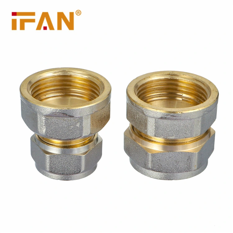 16-32mm Double Color Customized Brass Pex Fitting for Heated Floor Pex Composite Pipe