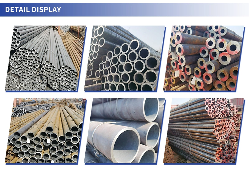 JIS ASTM DIN BS En Standards All Grades Alloy Carbon and Stainless Steel Seamless Smls Metal Tubes