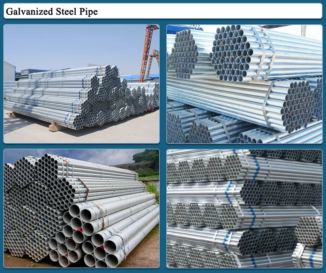 Factory Price 2mm 3mm Galvanized Carbon Steel Welded Tube DN50 DN65 Galvanized Steel Pipe for Scaffolding