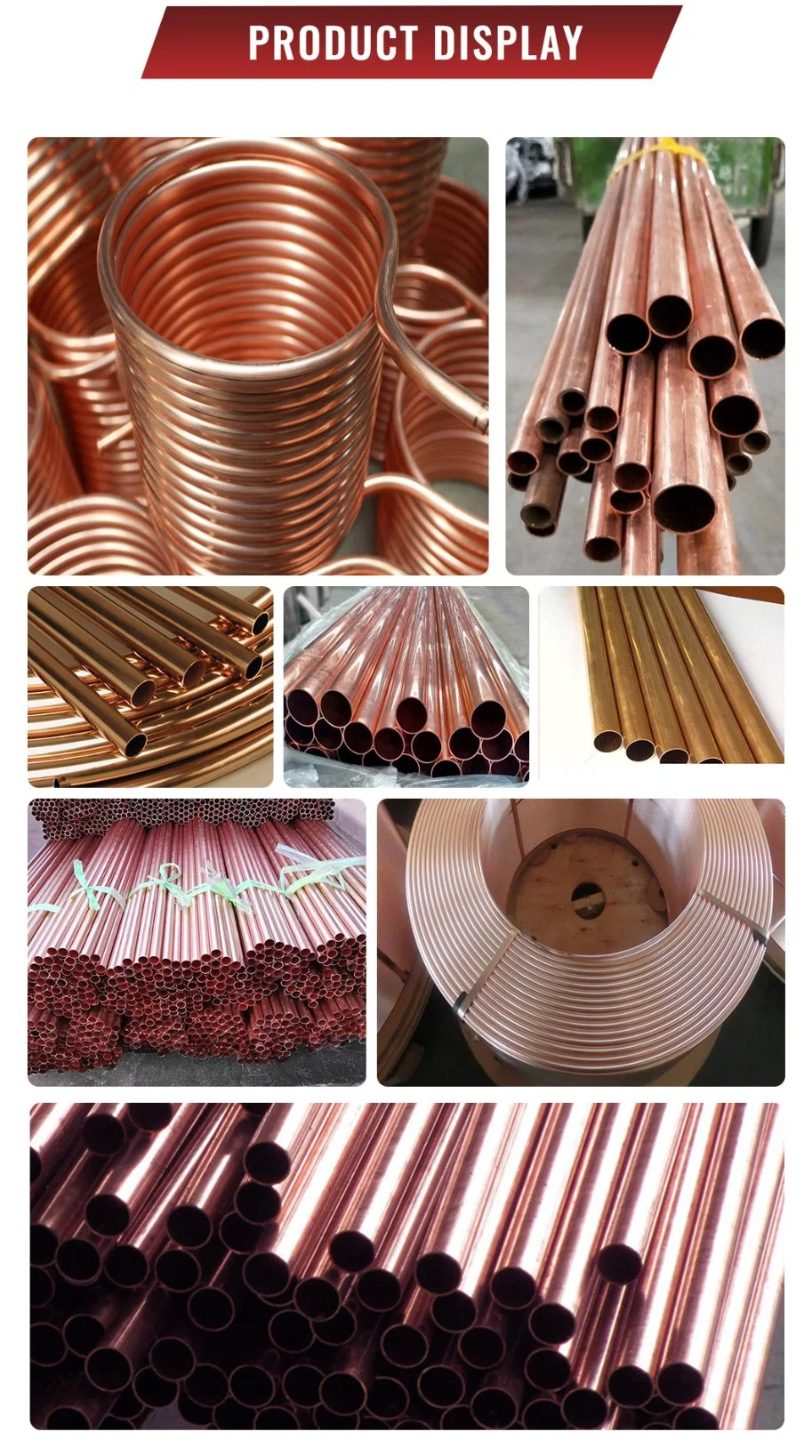 C11000/C12200/C10100/C10200 Insulated HVAC Air Condtioner Copper Pipe for Refrigeration