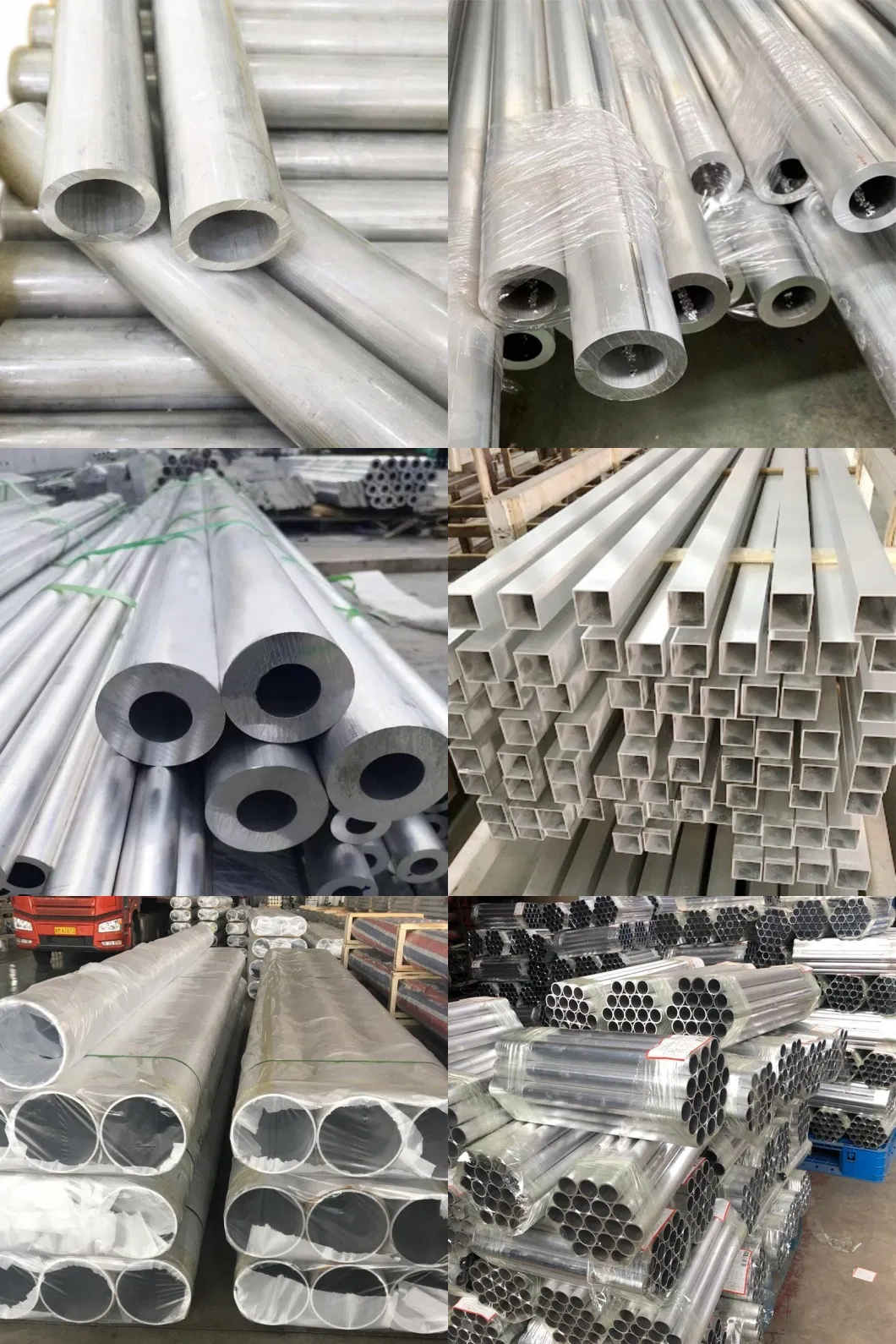 Factory Standard Sizes Alloy Profile Rectangular Square Tube Aluminum Tubes