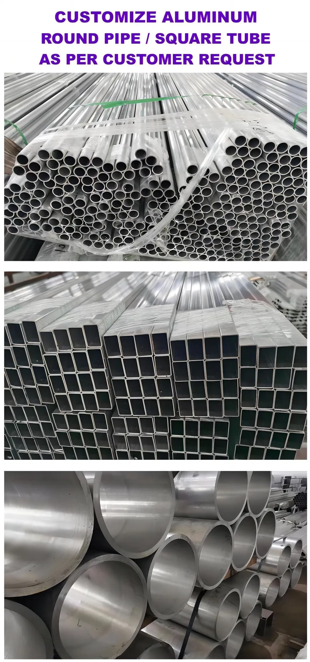 Manufacturer Price High Strength Duralumin Alloy 2024 Aluminum Pipe