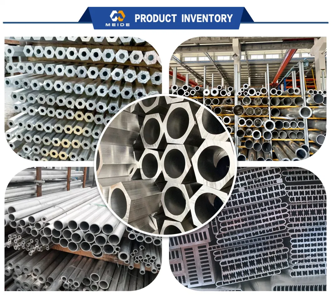 Hollow Hexagonal Alloy Aluminum Pipe 1235 1435 1145 1345 1350 1450 1370 1275 1185 1285 Special Type Seamless Aluminum Tube Mechanical Aluminum Tube