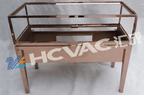 Hcvac Stainless Steel Furniture Titanium Golden PVD Coating Machine PVD Plant