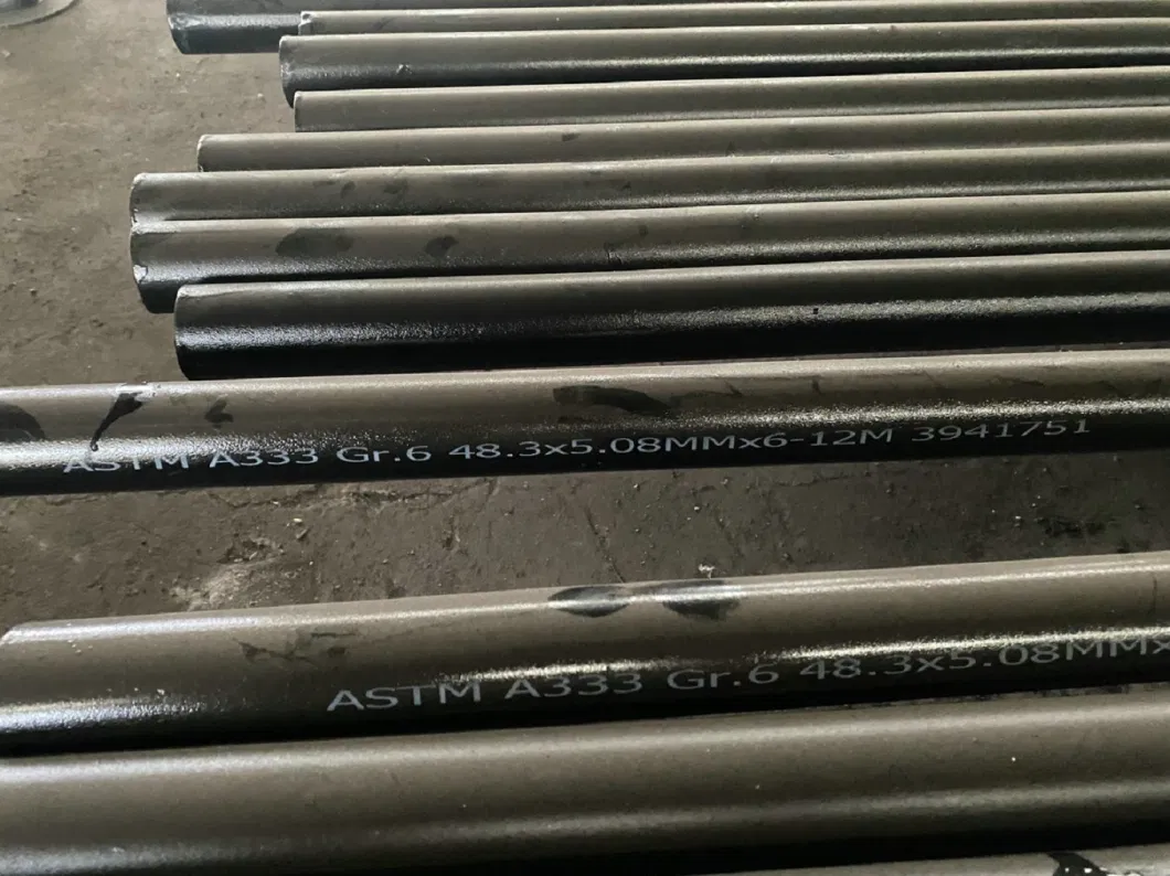 Seamless Low Alloy Steel ASTM A333 Gr. 6 Gr. 3 Gr. 7 Pipe