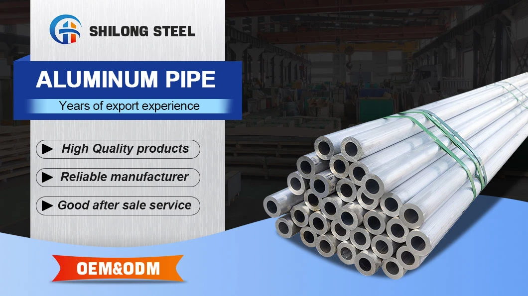 12 Inch 5052 6061 7075 7075 T6 Aluminium Alloy Tube 3003 Aluminium Tube