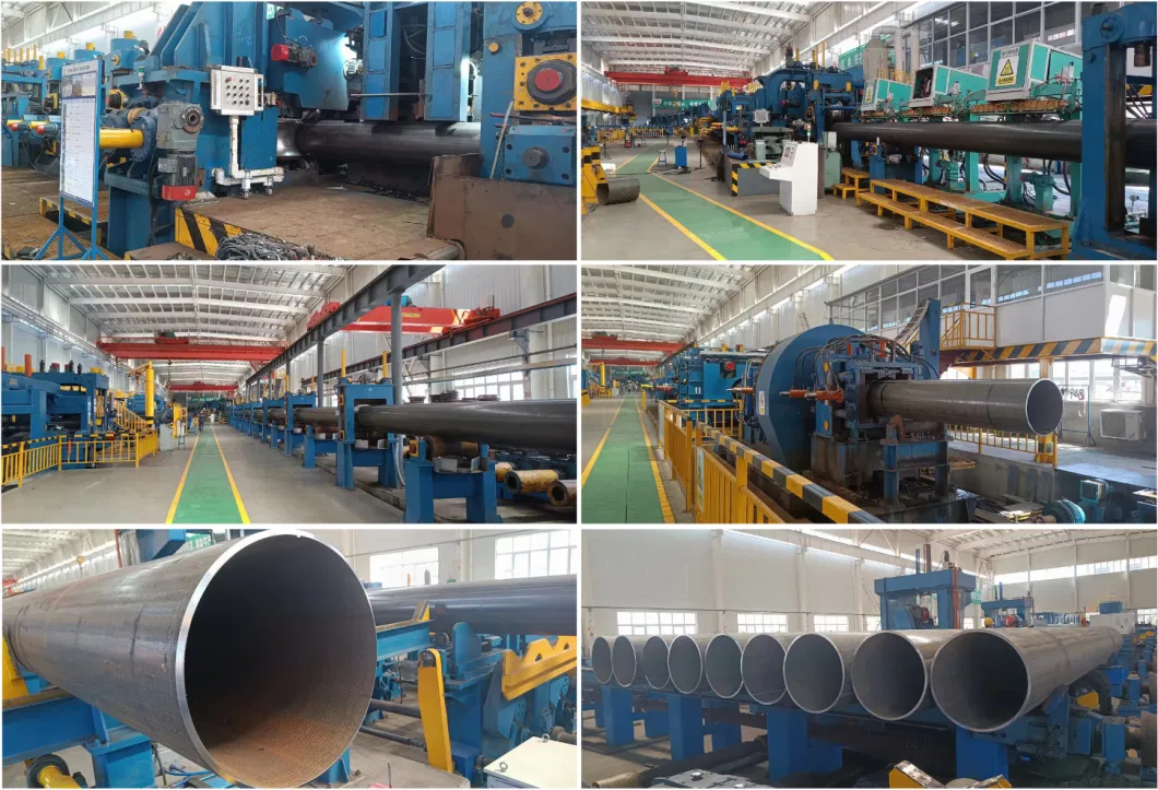 API 5L X42 X52 X56 X60 Anti-Corrosion Seamless Round Steel Pipeline Sch40 Sch80 Sch160 Large Diameter Low Carbon Steel Pipe for Water Oil and Gas