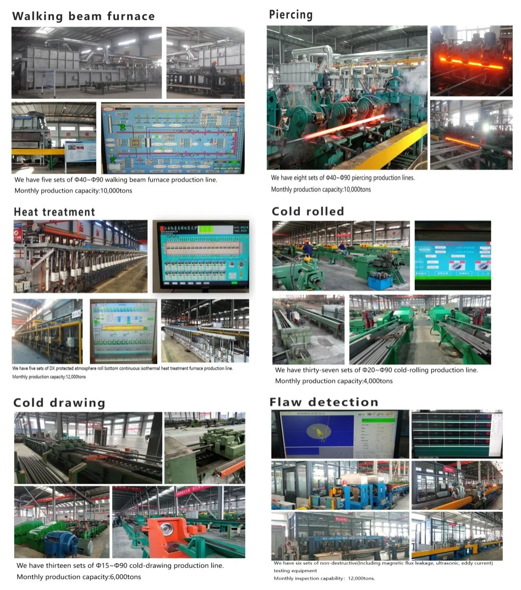 High Precision AISI 52100 DIN 100cr6 JIS Suj2 GB Cr15 Bearing Pipe Tube Od 27mm Cold Rolled or Cold Drawn Seamless Steel Pipe Tube