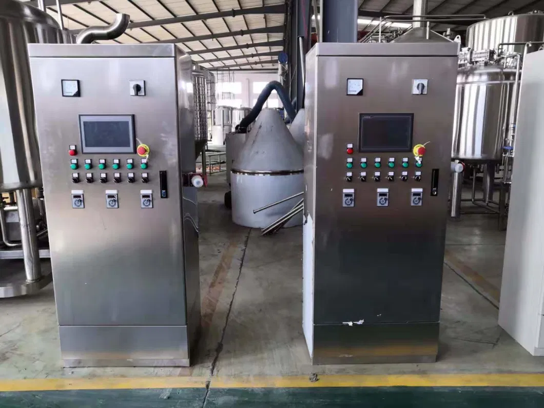 4000L Steam Heating Industrial Brewery Equipment Beer Brewing Plant