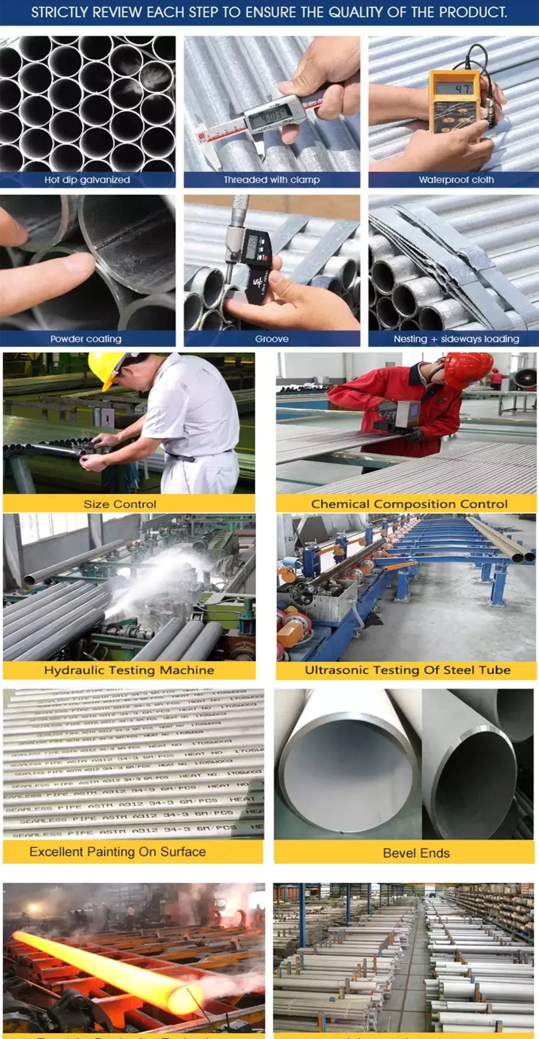 ASTM A53 API 5L Round Black Seamless Carbon Steel Pipe Small Diameter Tube 30CrMo AISI 4130 Chromoly Alloy Steel Pipe