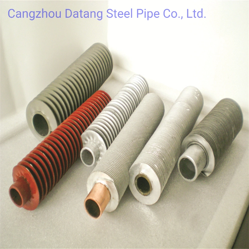 China High Frequency Welded Helical Fin Tube ASME SA210 A1 C, Alloy Steel Fin Pipe for High Temperture and Pressure