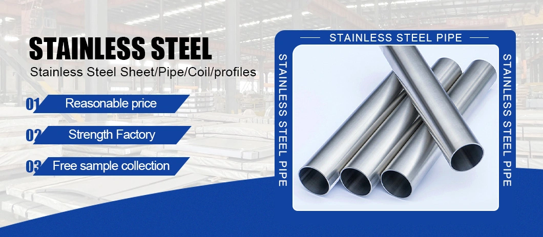 Capillary Stainless Steel Pipe Seamless Steel Tube 304 316 Round Square Welded Pipe ASTM, JIS, GB, DIN, En Black Alloy Oil Manufacturer of Steel Pipe