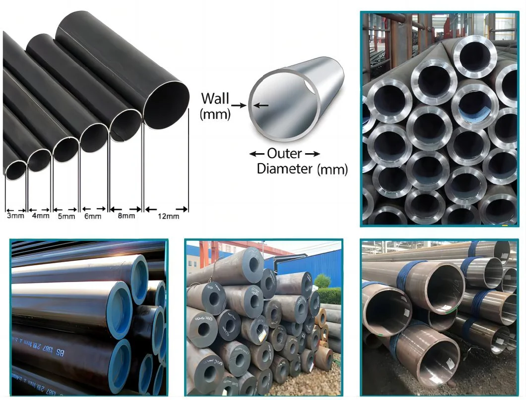 China Supplier Smls Alloy SAE1010 Carbon Seamless Steel Pipe for Oil and Gas