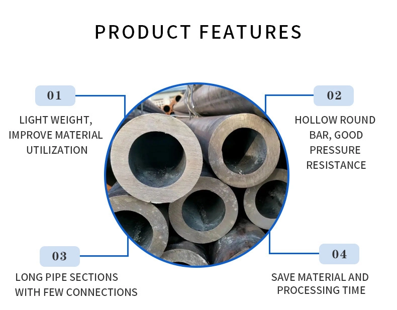 Mild Steel Black Round Pipe for Construction Material API Steel Pipe