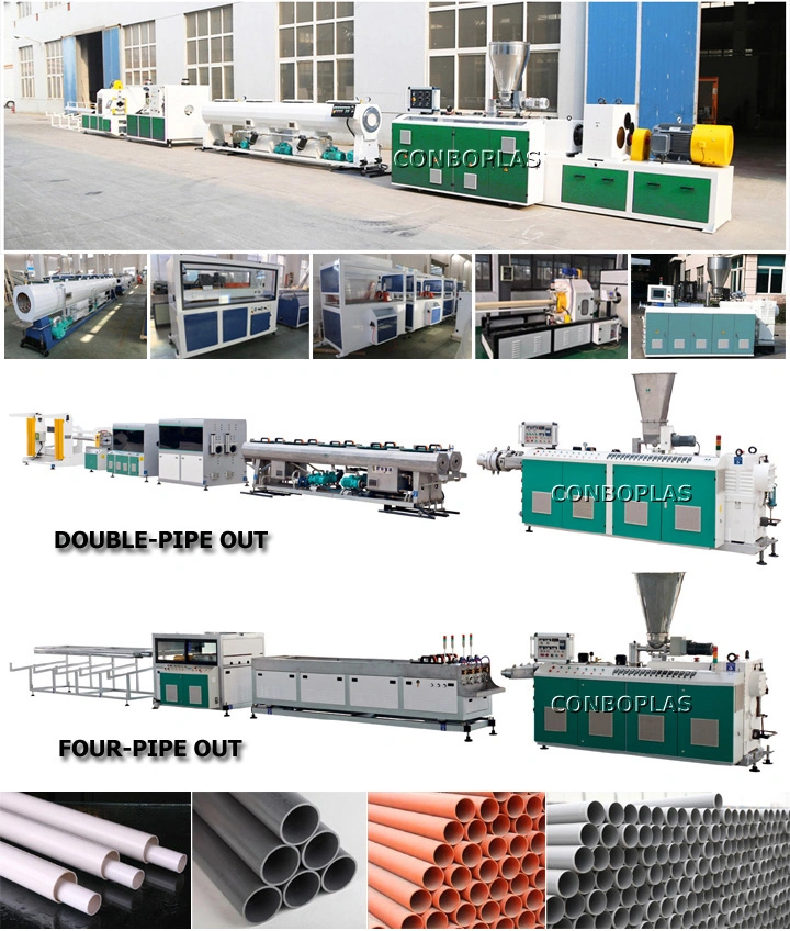 Plastic PVC Drainage Sewer Pipe Tube Manufacturing Extrusion Production Plant