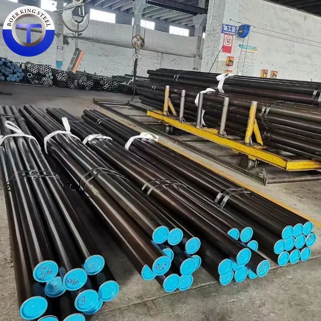 DIN St52 Ck45 4140 42CrMo E235 E355 Cold Drawn Seamless Steel Honed Pipe