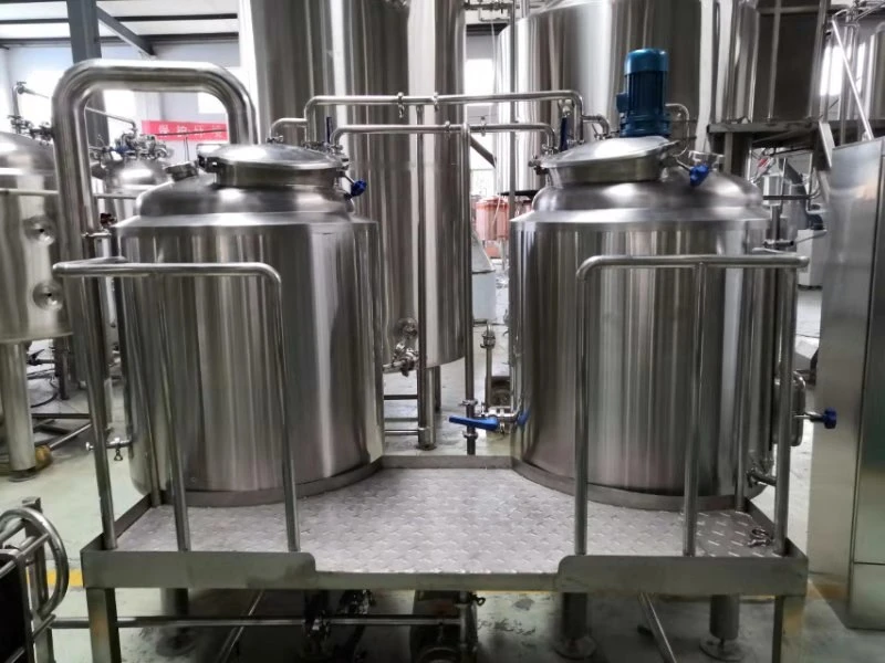 2000L Turnkey Beer Brewing System Beer Plant