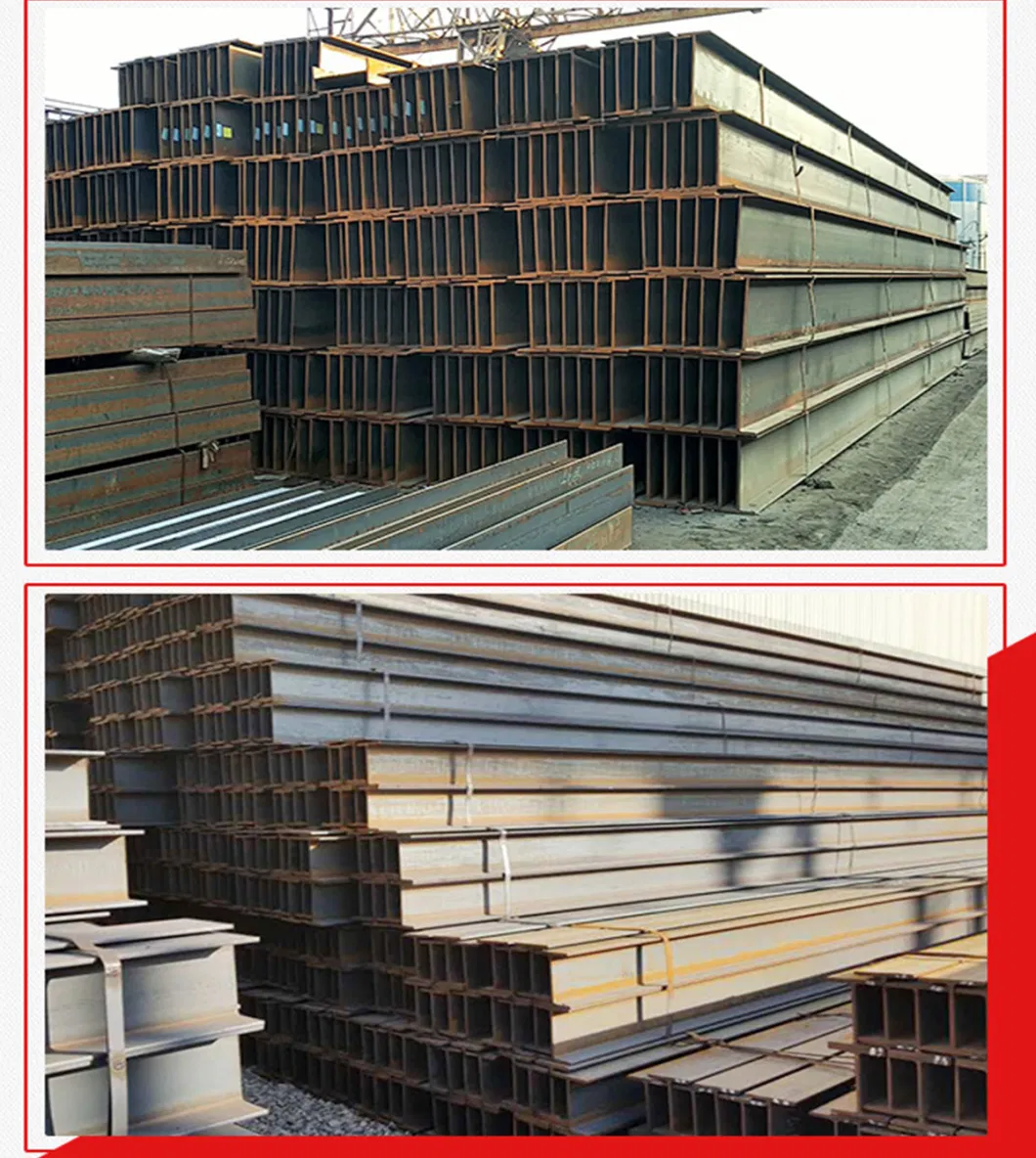 I-Beam 346*174*6*9 350*175*7*11 725ln 201 304 304L 316L Low Alloy Cold Drawn Stainless Steel H-Beam