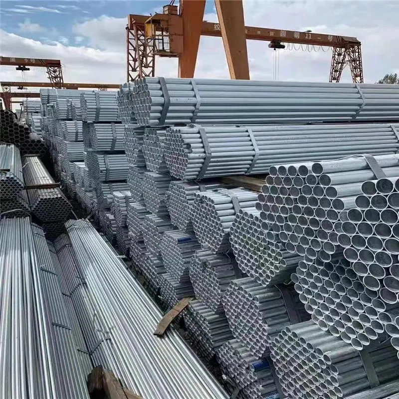 China Supplier Low Price Large Stock Steel Pipe Gi A53 Hot Rolled Galvanized Steel Tube Pipe