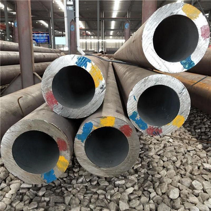 Pipe Suppliers ASTM A106 A53 Gr. B API 5L Seamless Steel Pipe Hot Rolled Alloy Large Diameter Thick Wall Sch40 Sch80 Carbon Steel Fluid Fire Boiler Tube Pipe