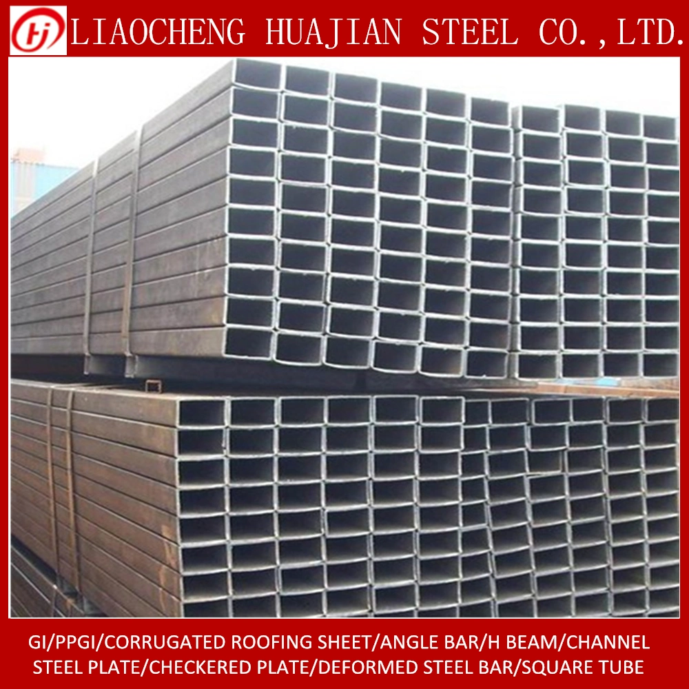 Hot Dipped Carbon Round Alloy Round Square Rectangular Steel Pipe with High Zinc Coating