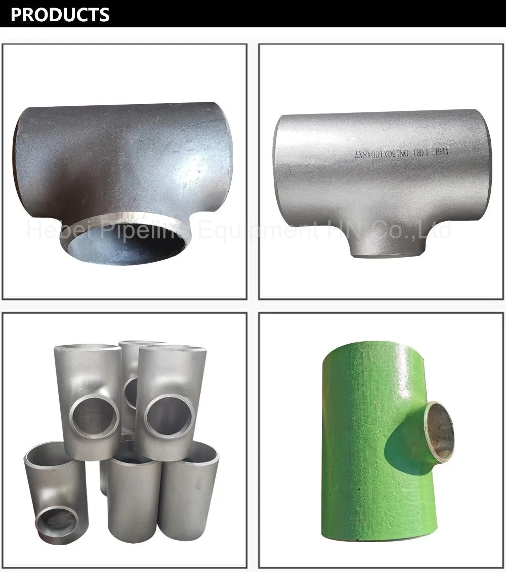 Pipe Fitting Carbon Steel/ Stainless Steel/Alloy Elbow Manufacturer Butt Tee China