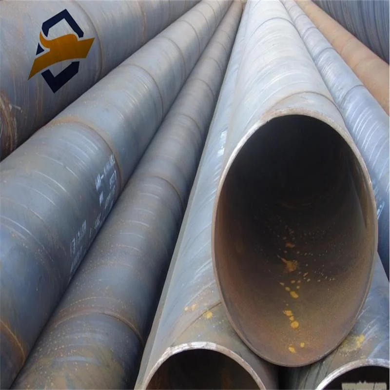 Adequate Stock for Fluid Pipe SSAW/LSAW Carbon Steel Pipe Low Pressure Fluid Welded Spiral Steel Pipe Ms Alloy Sawl Seam Helical Steel Tube for Water Well Pipe